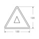 Catarifrangente triangolare per rimorchio - 2