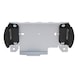 Snap-in wall bracket For vehicle battery chargers