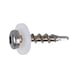 Window sill drilling screw pias<SUP>®</SUP> A2 stainless steel - SCR-DBIT-PANHD-CORTHR-WSH-A2-AW20-M4X20 - 1