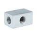Universal cube For attaching pipes when installing ceilings and riser pipes - UNICUBE-PIPINSTL-M10XM10 - 1