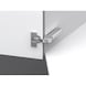 Concealed hinge, TIOMOS Impresso 110/45 A With integrated damping, three damping settings available - 1