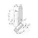 Concealed hinge, TIOMOS click-on 110/45 A With integrated damping, three damping settings available - HNGE-TS-CLICKON-110-45-H-BB-OVRLY - 6