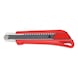 1C cutter knife with slider - CUTTER-RED-H18MM-L160MM - 1