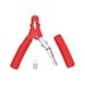 Charger clamp Fully insulated, 200 A - CHRGCLMP-STEEL-(ZN)-ALLINSU-RED-200A - 2