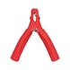 Charger clamp Fully insulated, 200 A - CHRGCLMP-STEEL-(ZN)-ALLINSU-RED-200A - 1