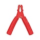 Charger clamp Fully insulated, 600 A - CHRGCLMP-STEEL-(ZN)-ALLINSU-RED-600A - 1