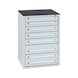 Drawer cabinet PRO 700 - DRWRCAB-ST7-700-RAL7035 - 1