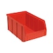 Boîte de stockage pour consommables et petites pièces - BAC PLASTIQUE-FORMAT 2-ROUGE - 1