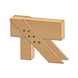 Rondella sottovite 45° per legno di latifoglia - RONDELLA-45GR-ACCIAIO-(A3K)-8,5-14XD25 - 9