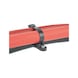 High-performance fastening base with cable tie - HDUTHOLD-CBLTIE-HEAT-BLK-M8-12,7X307MM - 2