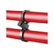 Strapazierfähige Doppelschlaufen Kabelbinder - KBLBIND-DOPLSHLFE-SCHW-7,6X373MM - 2