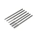 Max Longlife & Speed punt- en platte beitel, set 6-delig - 1