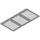 Ventilation grille, stainless steel A2 - 1