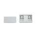 Corner joint with cover - CRNCON-FRNCNST-PLA-TAP-R7035-LIGHTGREY - 1