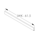 Divider bracket For Nova Pro Scala rectangular rail - 2