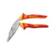 VDE snipe nose pliers, angled