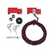 Cable pull set For aluminium rope-operated ladders