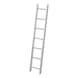 Roof assembly ladder For maintenance, installation and cleaning work on roofs - ROOFMNTLDR-ALU-NATURE-7RUNGS-197CM - 1