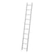 Roof assembly ladder For maintenance, installation and cleaning work on roofs - ROOFMNTLDR-ALU-NATURE-10RUNGS-281CM - 1