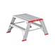 Aluminium step stool - LDRSTEP-ALU-2X2STEP - 1
