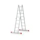 Multi-purpose aluminium ladder - MULTIPURPLDR-ALU-4X4RUNGS - 3