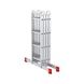 Multi-purpose aluminium ladder - MULTIPURPLDR-ALU-4X4RUNGS - 1