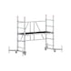 ECONOMY 100 folding mobile scaffolding - SCFLD-FLP/ROLL-ECONOMY-100 - 1