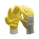 防护手套 黄色，丁腈橡胶，经济型 - 2