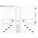Innpressingsverktøy for simmerring for kassettring - SIMMERRING MONTERINGSVERKTØY F.MB ACTROS - 2