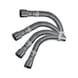 Flexible extension 1/2 inch For extremely difficult-to-access screw connections requiring high torques - 1/2ZO FLEXIBLE EXTENSION 225MM - 2