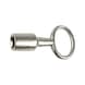 Square pin lock key With an oval wrench handle for opening bus storage covers and doors - 1