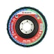 Fleece Segmented Grinding Disc For direct use on angle grinders - SNDDISC-NYLFLC-FINE-115X22,23 - 1