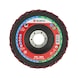Fleece Segmented Grinding Disc For direct use on angle grinders - SNDDISC-NYLFLC-MEDIUM-125X22,23 - 1
