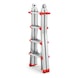 Professional aluminium telescopic ladder - TELELDR-PROFI-ALU-4X4RUNGS - 1