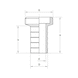 Fitting Messing, 10001/11001 - STUT-SCHL-MS-G3/4X10MM - 2