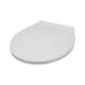 Toilet seat With stainless steel hinges - TOILSEAT-THERMOPLAST-MASSIVE-WHITE - 3