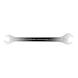 Double open-end wrench, slim