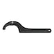 Jointed hook wrench with nose - 1