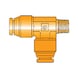 Tee-piece coupling with NPTF male thread - 2