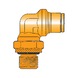Angle connector inch pipe with male thread - 2