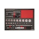 System assortment 8.4.1, socket wrench 1/4 + 1/2 inch 56 pieces - SKTWRNCH-SET-1/4+1/2IN-56PCS - 1