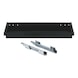 OrgaAer wide drawer Unit width: 1000 mm - ORGASYS-WIDE-SFTCL-BLACK-W1000-L400 - 1