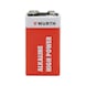 High Power battery - BTRY-ALKALI-E-BLOCK-6LR61-9V - 1