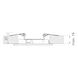 Assembly spring for built-in lights For ceiling mounting - ASMBYSPG-(F.LGHT-LED)-ST-ZN - 2