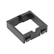 Cage pour galets, plastique - CAGE-ROLL-PA-BLCK-D28-33X33MM - 1