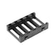 Cage for R9 plastic rollers - CAGE-ROLL-PA-GREY-D9-50X33MM - 1