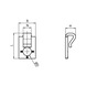 Screw connector - SCREWCONN.-TURNLOCK-ST-SLOT8-25X17MM - 2