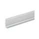 Aluminium recessed handle, C shape, vertical For units without handles on the front - 1