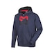 Logo sweat jacket - SWEATJACKET LOGO DARKBLUE XL - 1