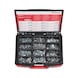 Locking nut, nut and washer assortment 1700 pieces in system case 4.4.1. - 1